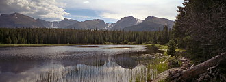 Mountain pond in Colorado